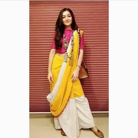 15. Saree Style For Parties